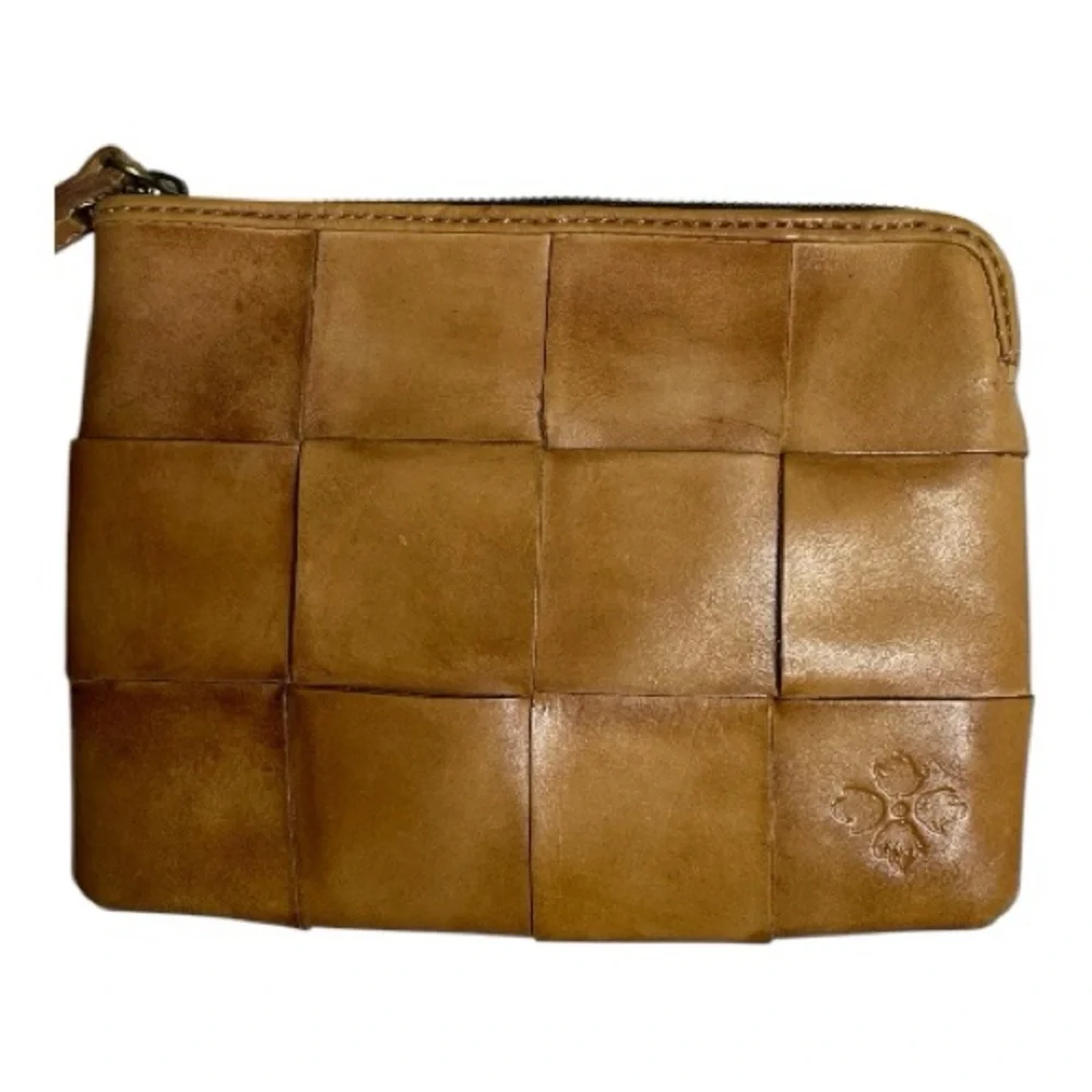 Patricia Nash Woven Leather Wristlet